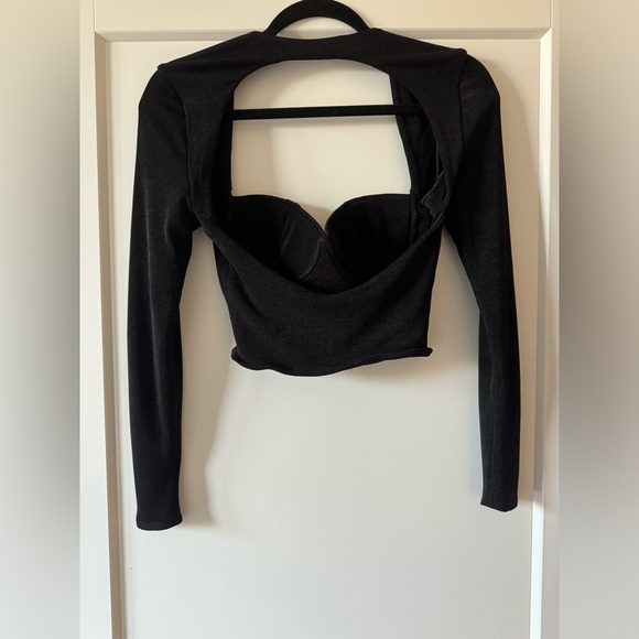 SER.O.YA Quincey Long Sleeve in Black size Small - Picture 4 of 6